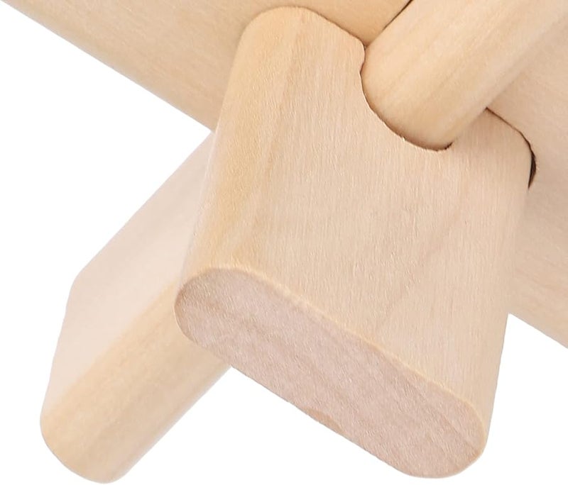 لغز الدماغ الخشبي قفل اللغز لعبة فتح اللغز لتدريب الصبر - Image 2